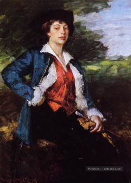 Miss L aka Isabella Lathrop William Merritt Chase Peinture à l'huile